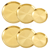 6Pcs 3 Styles Round 201 Stainless Steel Jewelry Storage Trays for Rings AJEW-NB0009-43-1