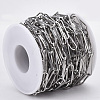 Tarnish Resistant 304 Stainless Steel Paperclip Chains CHS-T003-02-3