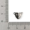 304 Stainless Steel Two Tone Magnetic Clasps STAS-Z147-03EB-02-3