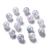 Two Tone Opaque Acrylic Beads LS-SACR-P024-01B-W11-1
