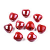 Glazed Porcelain Beads PORC-T007-21-14-1