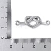 304 Stainless Steel Connector Charms STAS-E548-08P-3