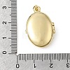 Brass Micro Pave Clear Cubic Zirconia Locket Pendants KK-L262-03G-3