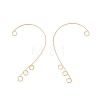 316 Stainless Steel Ear Cuff Findings Ion Plating(IP) X-STAS-H148-01G-2