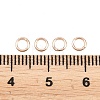 Brass Closed Jump Rings KK-D257-01RG-07-3