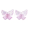 Transparent Plastic Pendants KY-N025-44F-1
