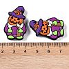 Halloween Food Grade Silicone Focal Beads SIL-Z022-01E-3