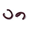 Spray Painted Iron Open Jump Rings IFIN-T017-04B-03-3