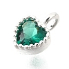 925 Sterling Silver Cubic Zirconia Charms STER-Q005-01A-C-2