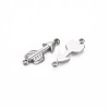 Non-Tarnish 304 Stainless Steel Connector Charms X-STAS-N097-099P-NR-2