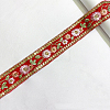 10 Yards Embroidery Flower Polyester Ribbon PW-WG22962-01-3