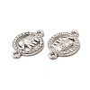 Alloy Crystal Rhinestone Connector Charms ALRI-M019-01P-2