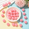 30Pcs Round Silicone Beads SIL-SZ0004-23E-3