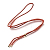 2.5MM Adjustable Braided Nylon Cords Necklace Making FB-CBAA152-02G-38-1