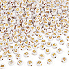 500Pcs Plating Acrylic Beads PACR-TADJ0001-01R-1
