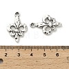 Lily Symbol Tibetan Style Alloy Pendants PALLOY-E776-01AS-02-3