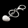 Natural White Jade Keychain KEYC-M022-04Q-2