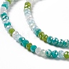 Electroplate Glass Beads Strands EGLA-S192-001A-B10-3