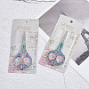 2Pcs 2 Style Stainless Steel Retro-style Sewing Scissors for Embroidery TOOL-SC0001-29-7