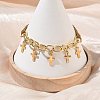 304 Stainless Steel Charm Bracelets BJEW-JB13696-2