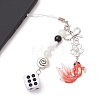 2Pcs Acrylic Gemtone Plastic Phone Hand Strap Chains HJEW-JM03025-02-3