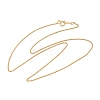 1/20 14K Gold Filled Wheat Chain Necklaces for Women Men NJEW-Z068-12G-4