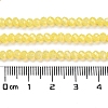 Baking Painted Transparent Glass Beads Strands DGLA-A034-J3mm-B07-5