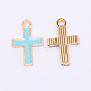 Alloy Enamel Pendants ENAM-CJC0002-08C-RS-1