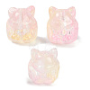 Transparent Spray Paint Glass Beads X1-GLAA-H035-01B-1