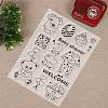 Globleland 9 Sheets 9 Style PVC Plastic Stamps DIY-GL0002-84I-6