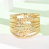 304 Stainless Steel Cuff Bangles BJEW-P382-01B-G-2