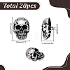 20Pcs Alloy Buttons BUTT-AR0001-39B-2