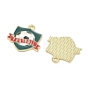 Alloy Enamel Pendants AL-CBAD1A5-01G-G-2