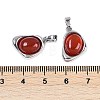 Natural Carnelian(Dyed & Heated) Pendants KK-U043-52P-02-3