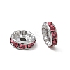 304 Stainless Steel Rhinestone Spacer Beads RB-CBA18B7-01P-08-2