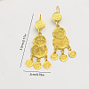 Brass Chandelier Earrings for Women FQ5405-1-4