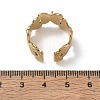 304 Stainless Steel Cuff Open Ring Setting SA-CBA37BC-05G-3