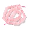 Raw Rough Natural Rose Quartz Beads Strands G-B065-C01-3