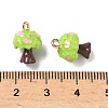 Alloy Enamel Pendants FIND-A060-01G-02-3