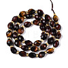 Natural Red Tiger Eye Beads Strands G-N342-35-8x6-04-3
