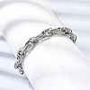 201 Stainless Steel Rope Chain Bracelets for Men STAS-T077-10P-3