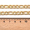 7MM 304 Stainless Steel Figaro Chain Necklaces for Women Men NJEW-B134-04B-G-5