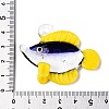 Handmade Lampwork Pendants LAMP-N024-34A-4