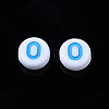 White Opaque Acrylic Beads MACR-T038-18-0-3