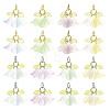16Pcs Acrylic Pendants PALLOY-FS00075-2