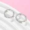 304 Stainless Steel Twist Hoop Earrings for Women LS-EJEW-A130-02B-P-5