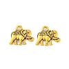 Vintage Elephant Charms PALLOY-ZN-47017-AG-FF-1