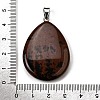 Natural Mahogany Obsidian Pendants G-F820-14P-16-3