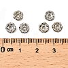 Brass Rhinestone Spacer Beads RB-A014-L6mm-01P-2