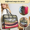 12Pcs PVC Transparent Bags ABAG-WA0001-34-3